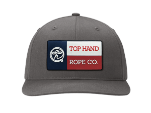 Top Hand Texas PVC Patch Charcoal Hat